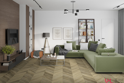 Кварцвиниловая плитка Damy Floor Chevron LVT Амбуаз / Amboise DF06-Ch-LVT