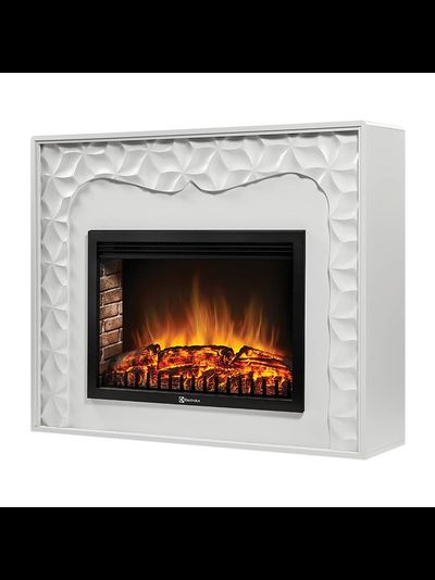 Каминокомплект:Очаг Electrolux EFP/P-3020LS с порталом Vivo 30 белый