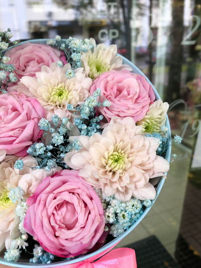 Коробочка с цветами "Мысли о тебе"