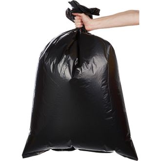 Мешок для мусора ПВД 240л - 35мкн черный/рул-10шт/ упаковка-20 рул.
