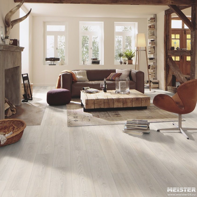 Ламинат MEISTER 6268 Дуб марципан в интерьере
