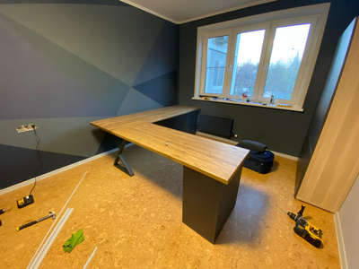 Столешница из массива дерева проект №468