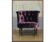 Аренда дизайнерское кресло на колесиках темно-фиолетовое