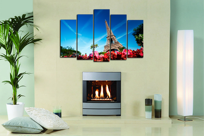 Модульная картина "Небо Парижа"