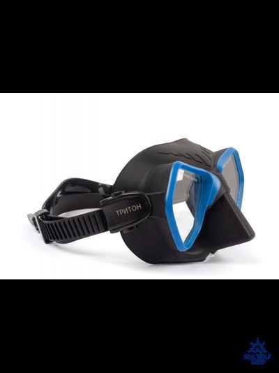 Маска для дайвинга Scuba Brothers TRITON BLACK/BLUE