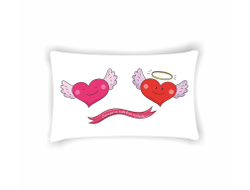 Подушка горизонтальная #7 на День влюблённых, 14 февраля