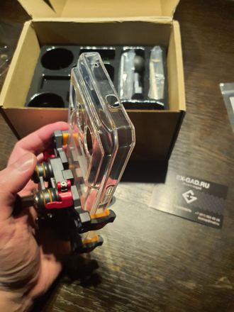 Авто-вело-мото держатель для тяжелого, защищённого смартфона