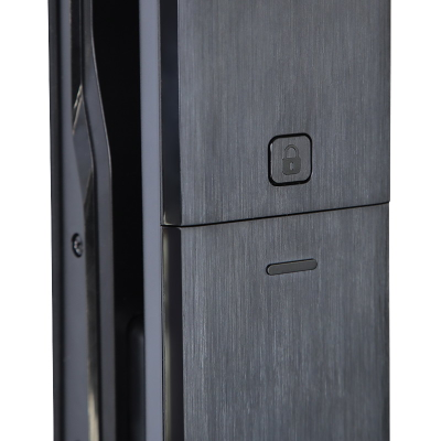 Электронный дверной замок Solity GP-4000BK DARK SILVER с отпечатком пальца
