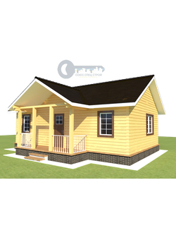 Б-24 ГАБАРИТНЫЕ РАЗМЕРЫ: (6Х9М) 1 ЭТАЖ, ОБЩАЯ ПЛОЩАДЬ: 60М²