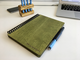 Многоразовый ежедневник успеха, формат А5 (148 х 210 mm), обложка из дерева, цвет цитрусовый зелёный