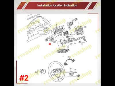 Переключатель поворотников с круиз-контроля для VW Jetta Golf 5 6 MK6 GTI MK5 Tiguan Rabbit