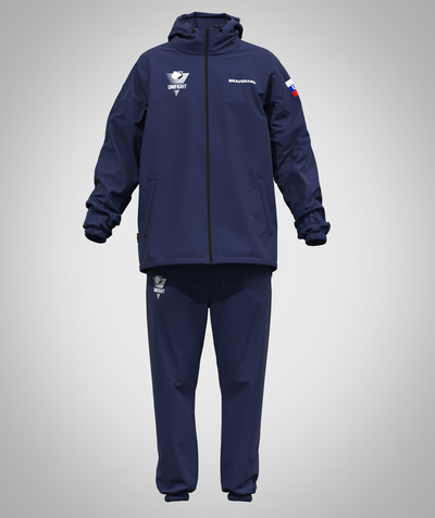 Ветрозащитный костюм на молнии  BRAVEGARD UNIFIGHT темно-синий