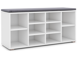 Тумба для обуви Аризона Белый (грей)