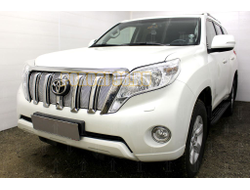 Защита радиатора Toyota Land Cruiser Prado 150 2013-2017 chrome PREMIUM