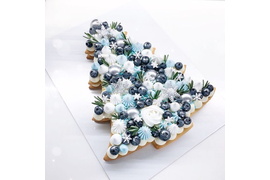 Торт медовый  "новогодняя Ёлочка"