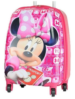 Детский чемодан Минни Маус (Minnie Mouse) розовый