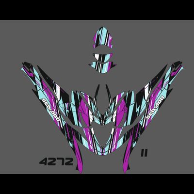 Наклейки для гидроцикла SEADOO GTX 130 4-TEC Limited Supercharged 2003-2004 #4272