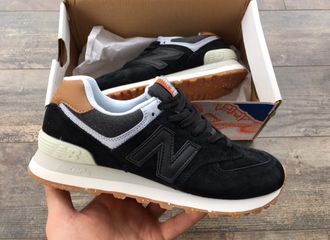 Кроссовки New Balance 574 Black/Brown