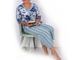 Женский брючный костюм арт.17299-6113 (цвет мятный) Размеры 48-72