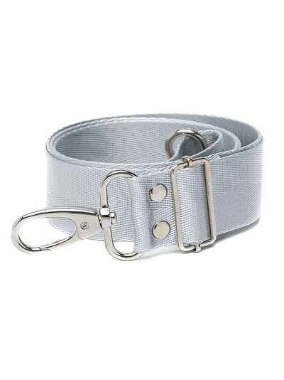 Ремень гитарный  с карабинами 120 см цвет жемчужный