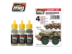 Ammo MIG: Набор акриловых красок: Камуфляж техники BUNDESWEHR в Афганистане