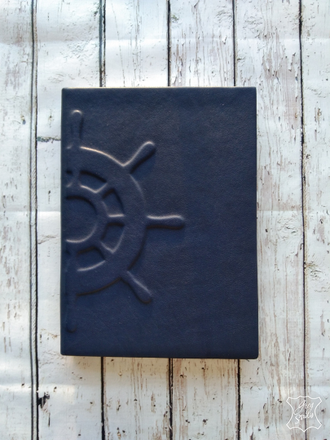 морской ежедневник, мужской ежедневник, ежедневник для моряка, подарок мужчине, кожаный ежедневник