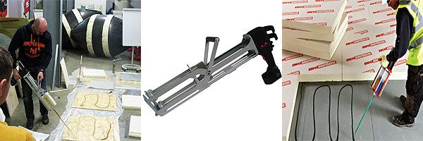 Нанесение клея Millenium