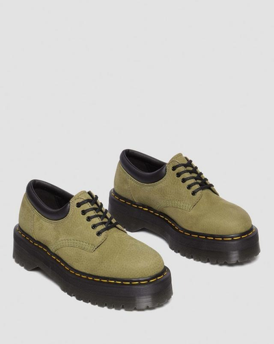 Ботинки Dr Martens 8053 Tumbled Platform Olive