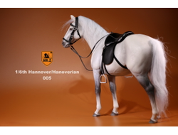Серый конь - Коллекционная фигурка 1/6 Scale German Hanoverian Warmblood Horse Statue - Real Animal Series (No.17) - Mr.Z