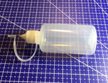 50ml plastic empty bottle with steel needle tip.