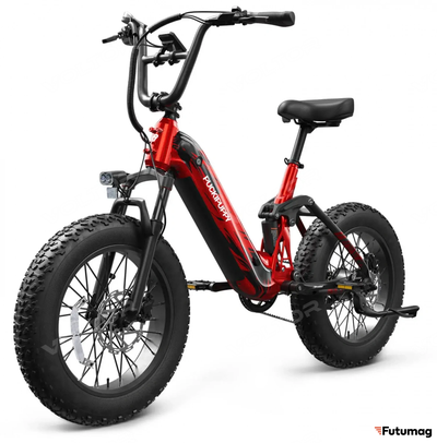 Электровелосипед PUCKIPUPPY CORGI красный