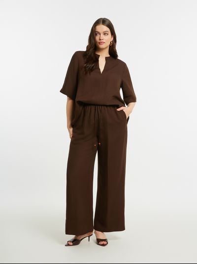 Женская блузка с принтом большого размера в модном бутике XLady