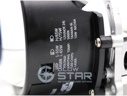 Билед модули Aozoom Black Warrior New 3.0 дюйма, 2 чипа, 5500K, 12V, 55W/65W, крепление 3R (комплект, 2шт)