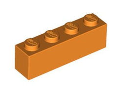 Brick 1 x 4, Orange (3010 / 4118827)