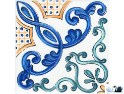 Декор Kerama Marazzi Капри майолика А487 9.9x9.9 глянец купить в магазине Marysя Краснодар