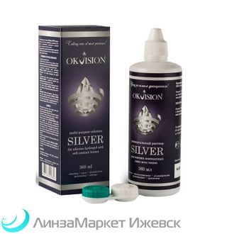 Раствор для контактных линз OK Vision Silver (раствор для линз Окей Вижен Сильвер)