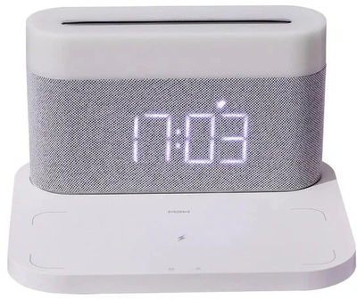 Ночник с часами Xiaomi Youpin VFZ для беспроводной зарядки C-WCLL-C01 White