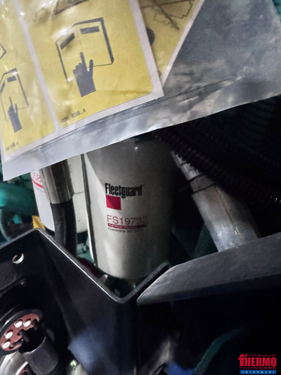 Комплект подогрева топливных фильтров Cummins d =96мм h>160-200мм 24 В (2*125Вт) 2 шт