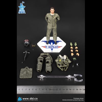 ПРЕДЗАКАЗ - Пит Митчелл (Том Круз, "Топ Ган: Мэверик") - Коллекционная фигурка 1/12 The US Navy Fighter Weapons School Instructor F/A-18E Pilot – Captain Mitchell (XM80031) - DID ?ЦЕНА: 11200 РУБ.?