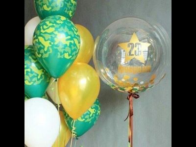 Набор шаров "Защитнику Баблс + 5 + 3 + 3"