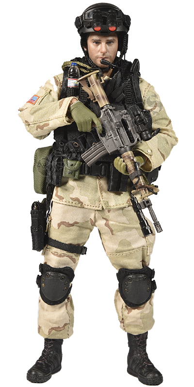 Сержант отряда "Дельта" военного спецназа  США ("Падение Черного Ястреба") - Коллекционная фигурка 1/12 scale US Delta Special Force - master sergeant (LW005) - Crazy Figure