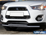 Защита переднего бампера дуга для MITSUBISHI ASX (2010-2015) RIVAL, РОССИЯ