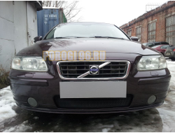 Защита радиатора Volvo S60 I 2004-2010 рестайлинг black