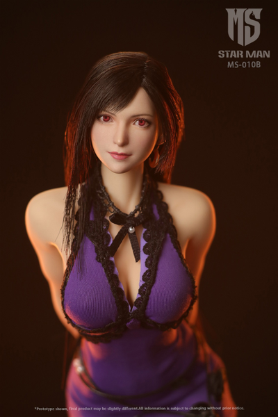 Тифа Локхарт (Final Fantasy VII)  - Коллекционная фигурка 1/6 Tifa Lockhart Purple (MS-010B) - STAR MAN