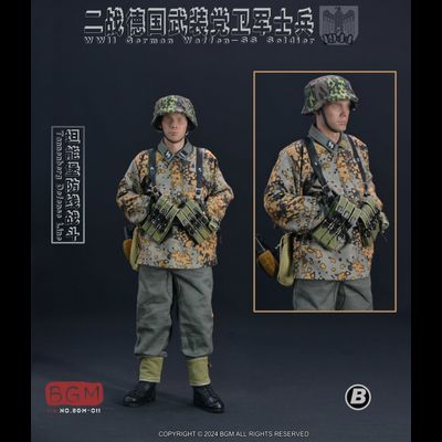 Комплект снаряжения немецкого солдата (БЕЗ ТЕЛА И ГОЛОВЫ)  - Коллекционный КОМПЛЕКТ 1/6 German Soldier Tannenberg Defense Line 1944 Accessory Set (BGM-011B) - BGM
