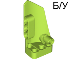 ! Б/У - Technic, Panel Fairing # 3 Small Smooth Long, Side A, Lime (64683 / 6004093) - Б/У
