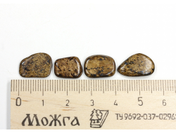 Бронзит, галтовка в ассортименте, Бразилия (10-15 мм, 0,5-0,9 г) №26917