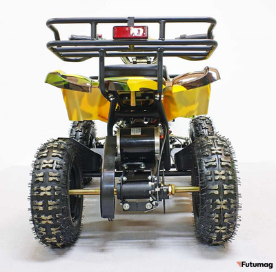 Квадроцикл GreenCamel Гоби K21 (30 Ah 36V 800W R6 Цепь) Армейский желтый