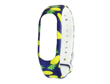 Сменный графический ремешок на Xiaomi Mi Band 2 (Ремешок \ браслет для фитнес-трекера) Ананасы