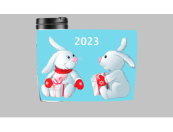 Термокружка год Кролика №5